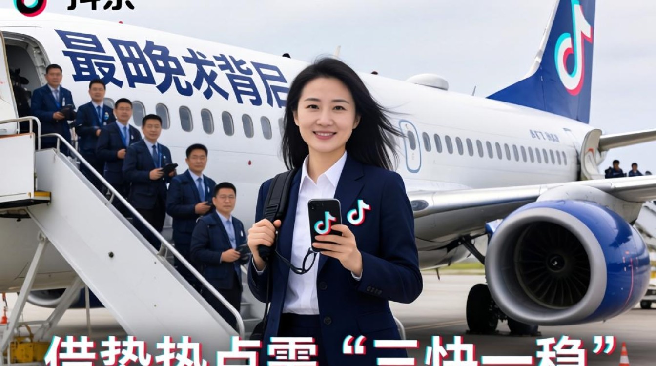 TikTok接机孟晚舟怎么操作