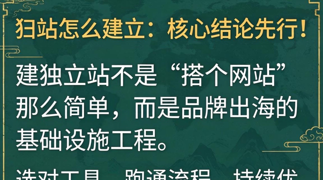 独立站搭建全流程