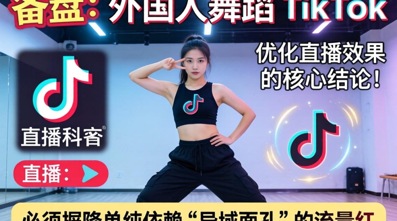 直播复盘外国人舞蹈TikTok怎么优化