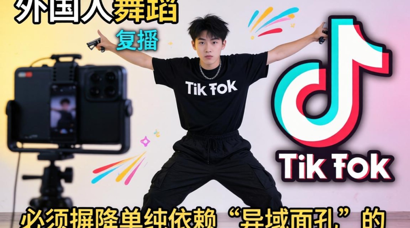 直播复盘外国人舞蹈TikTok怎么优化