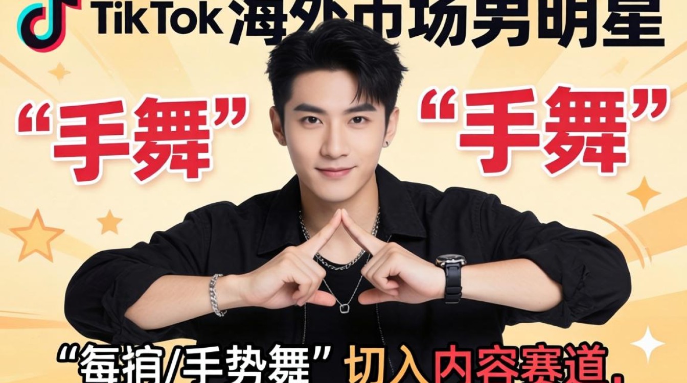 TikTok 男明星手舞