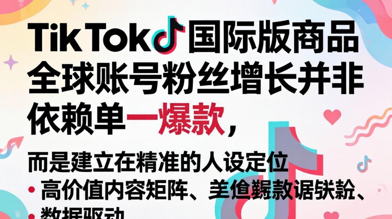 TikTok 国际版商品全球账号粉丝增长秘籍