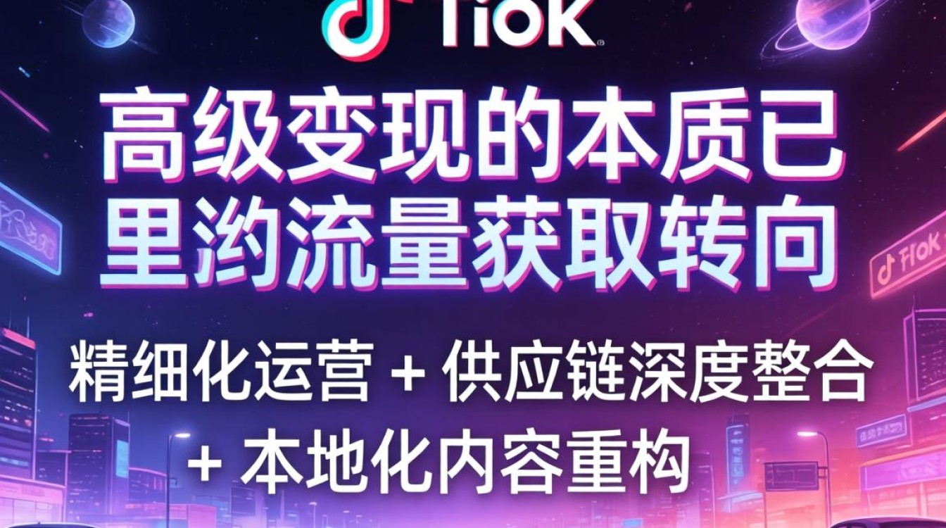 TikTok 高级变现玩法与运营进阶全解析