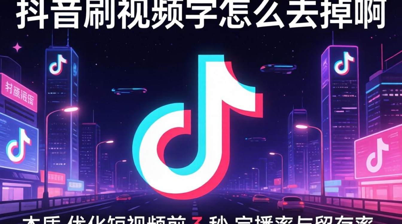 抖音刷视频字怎么去掉啊