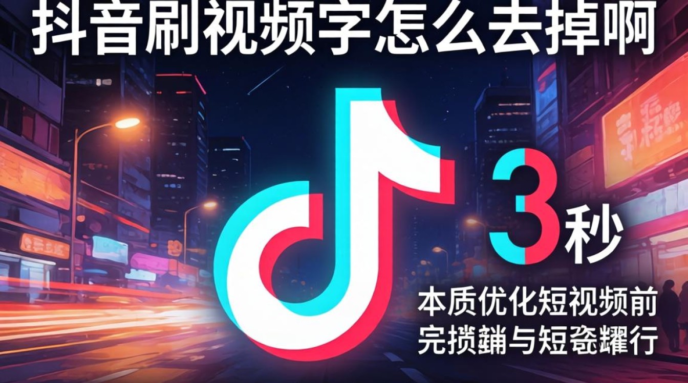 抖音刷视频字怎么去掉啊