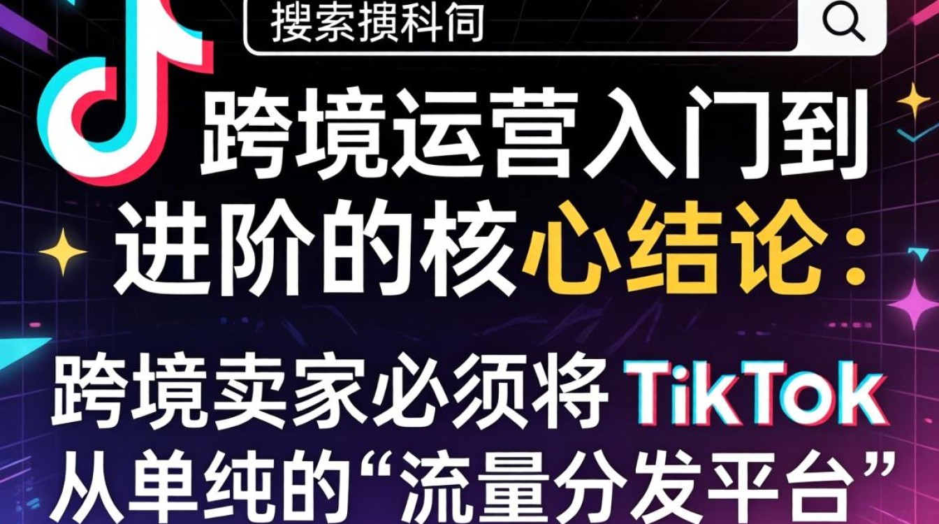 TikTok 关键搜索词 跨境运营从入门到进阶