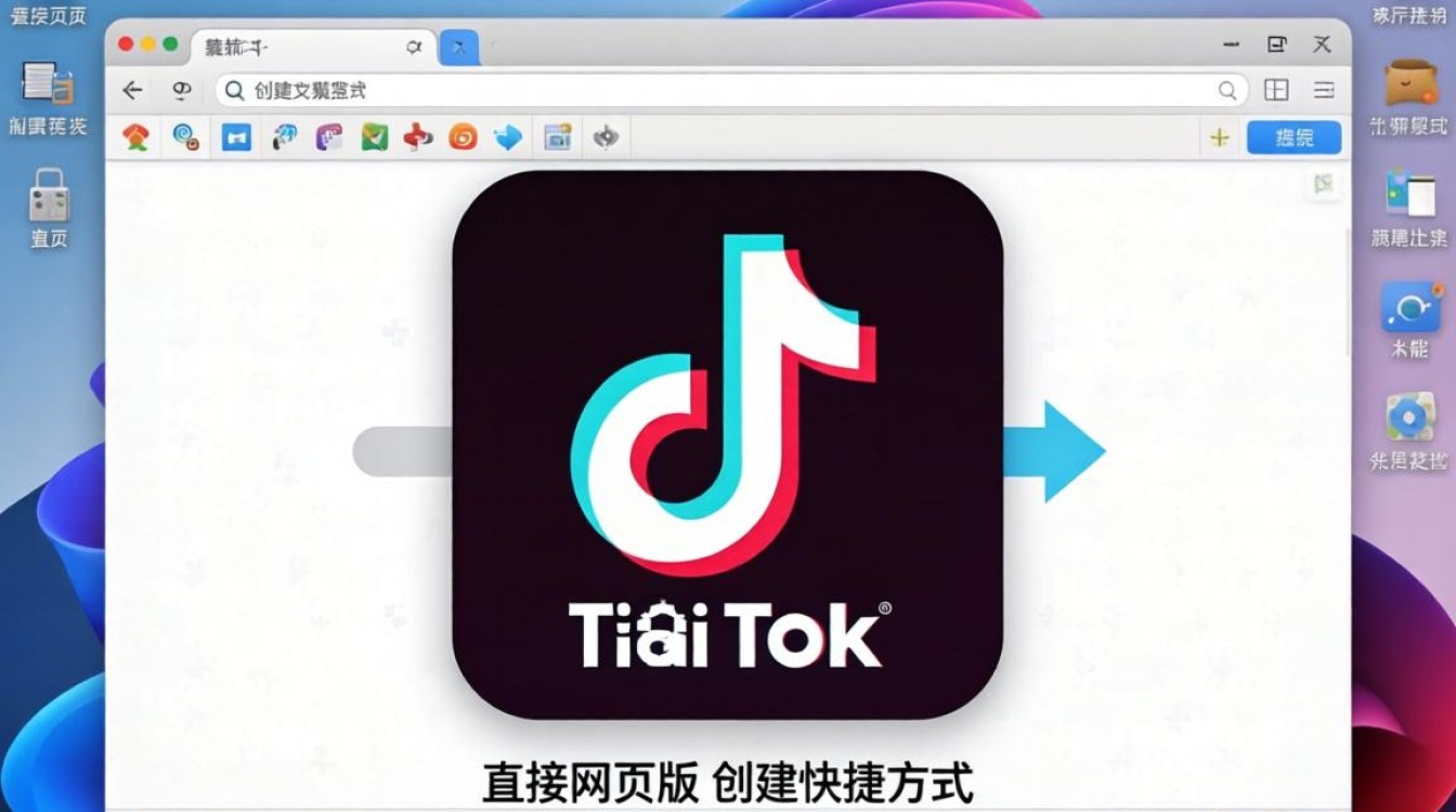 TikTok 怎么加载到桌面
