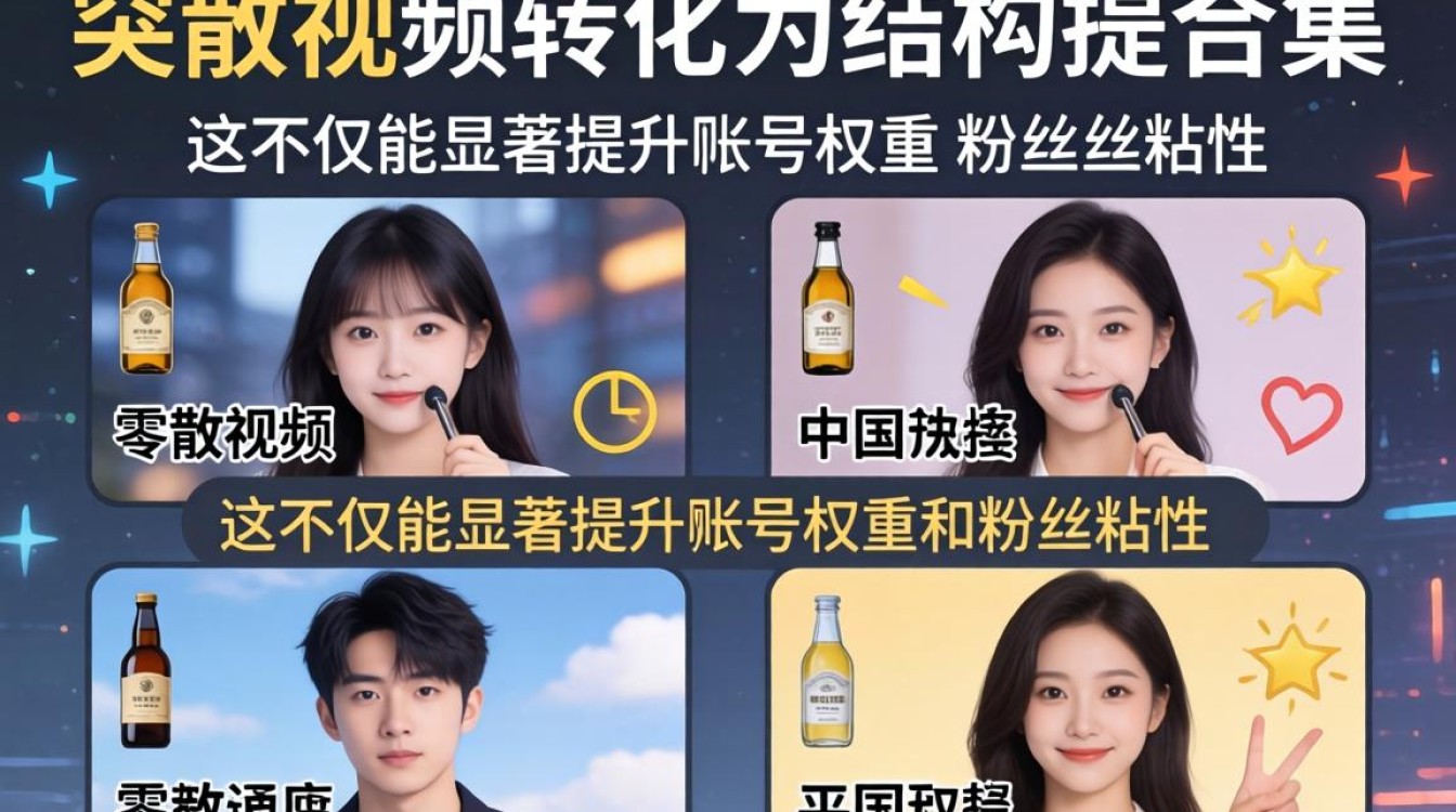 抖音怎么弄多条视频合集