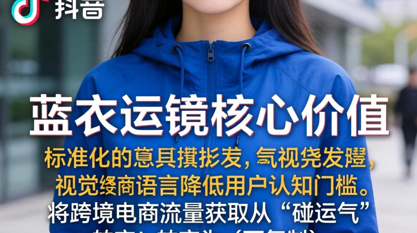 TikTok 蓝衣运镜 跨境电商实战攻略