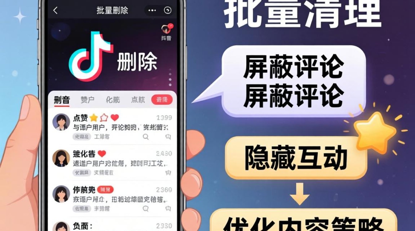 抖音怎么清理评论点赞人