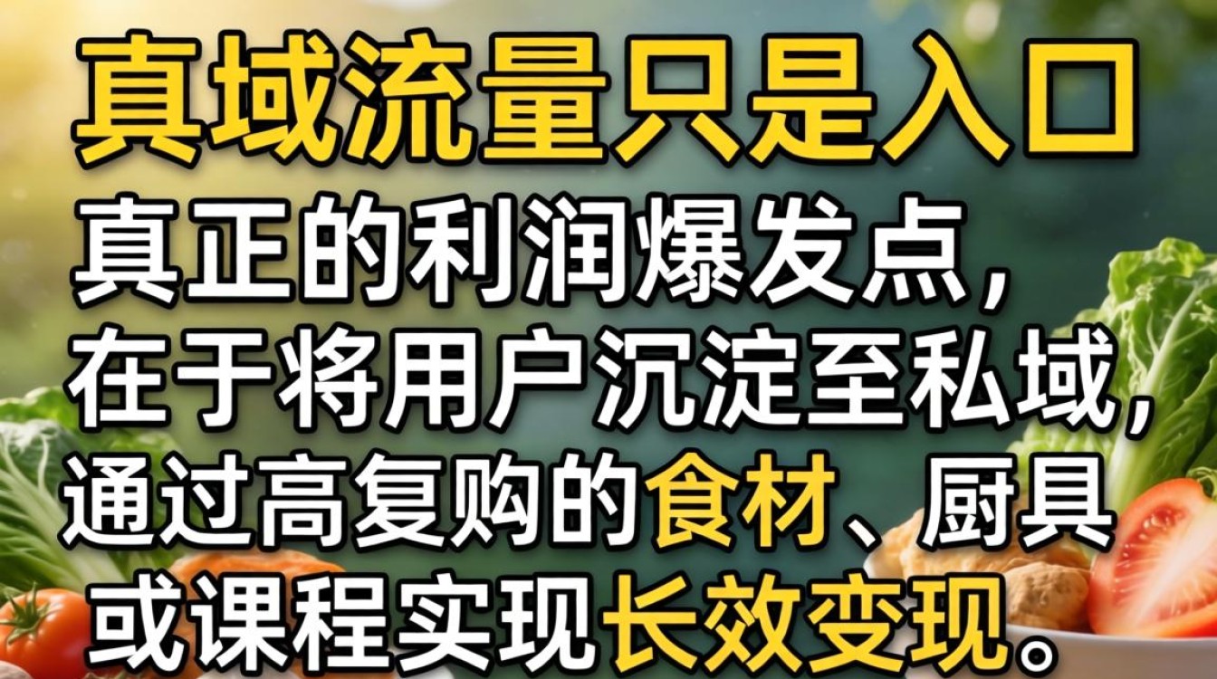 抖音美食变现私域流量怎么做