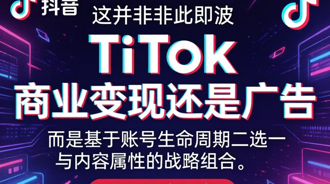 TikTok 商业变现还是广告