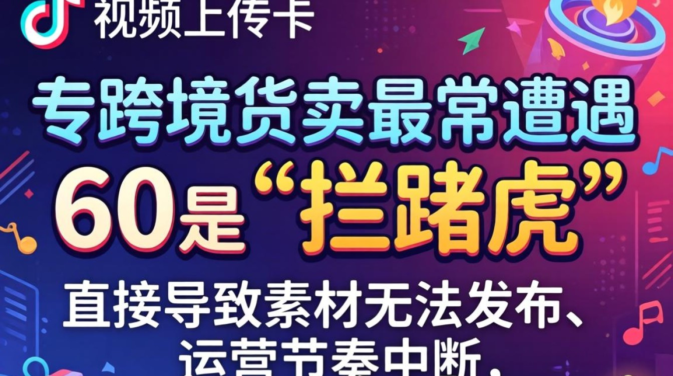 TikTok 视频上传失败原因及跨境电商实战攻略