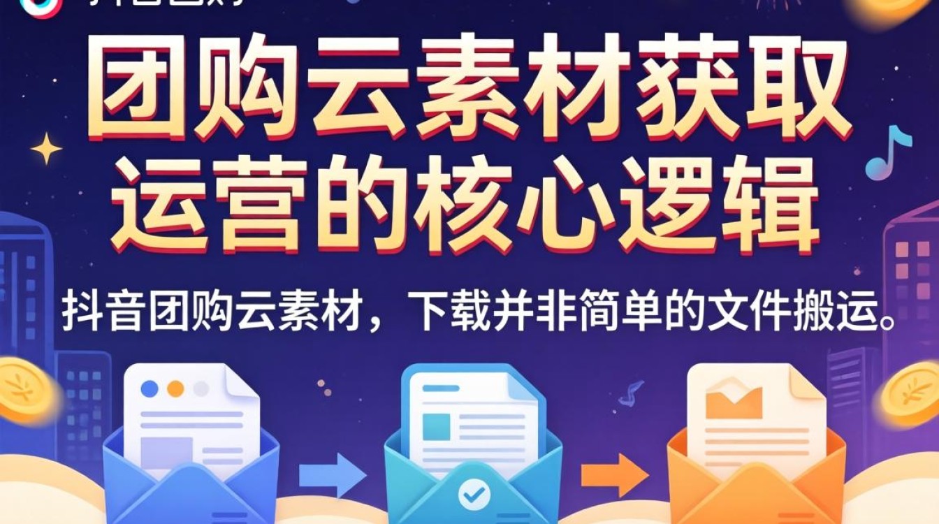 抖音团购云素材怎么下载