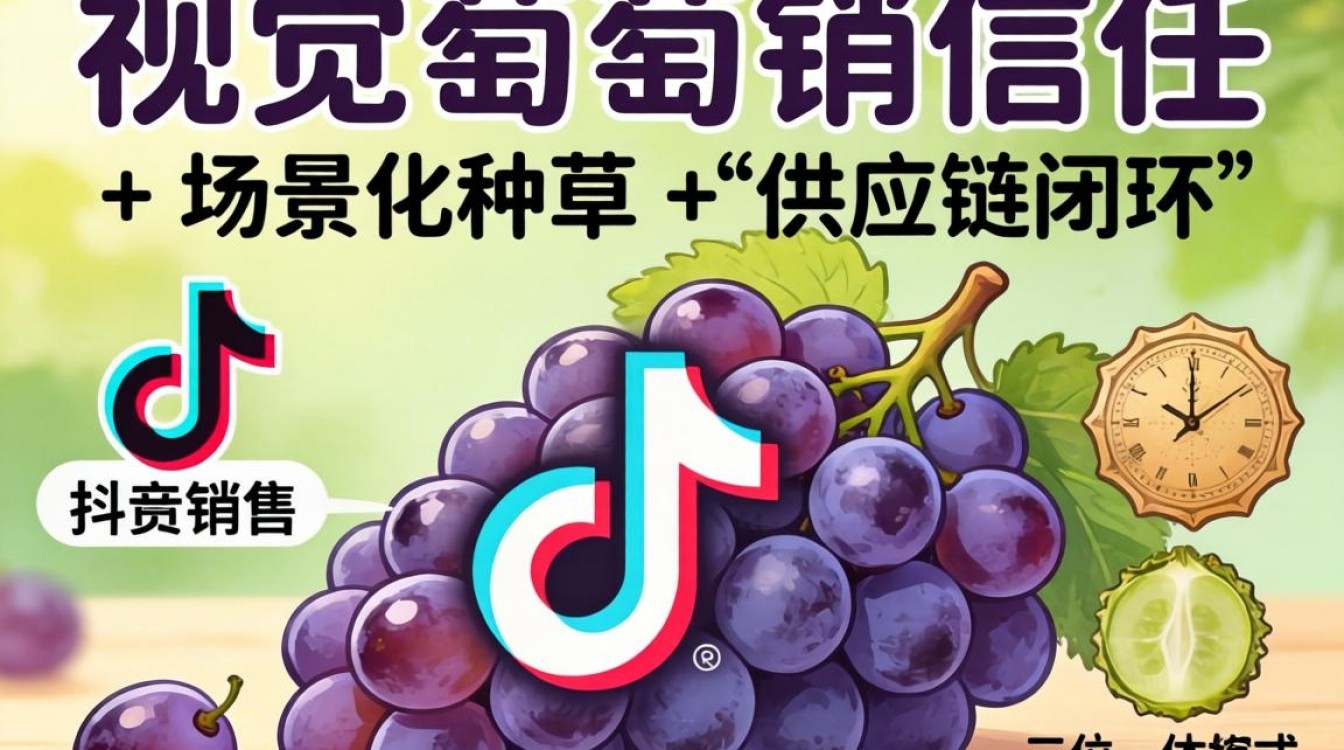 抖音卖葡萄变现模式与盈利方向