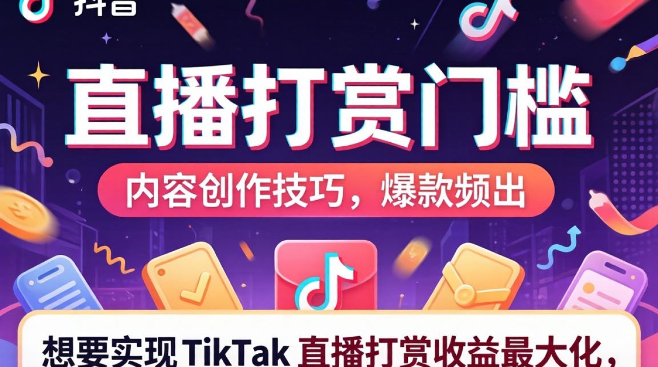 TikTok 直播打赏门槛是多少