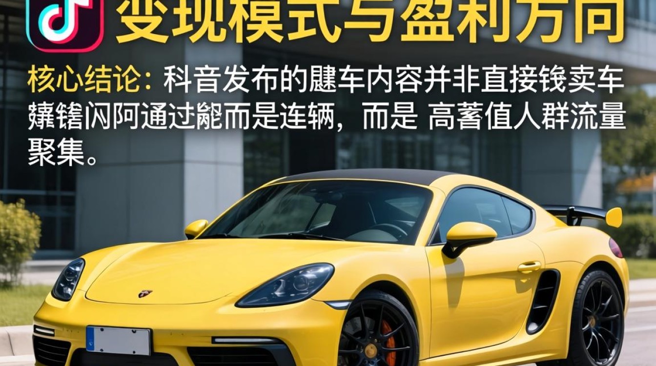 抖音跑车变现模式与盈利方向