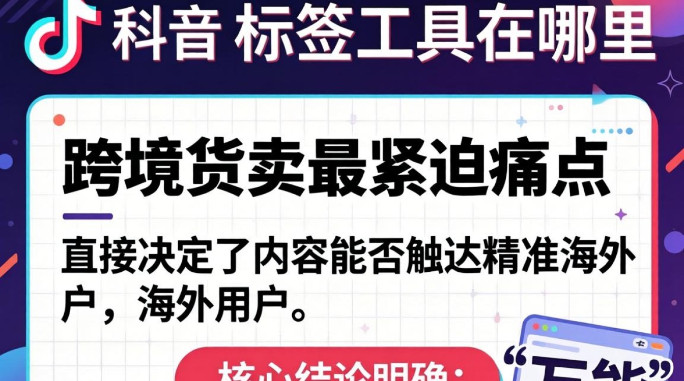 TikTok 标签工具在哪里