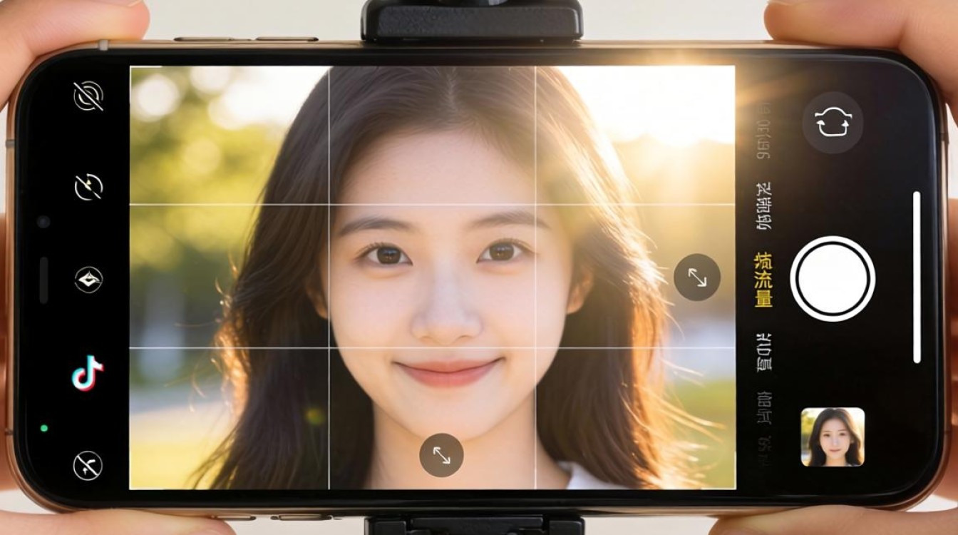 手机拍抖音光线怎么调亮