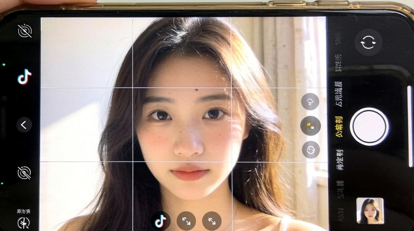 手机拍抖音光线怎么调亮