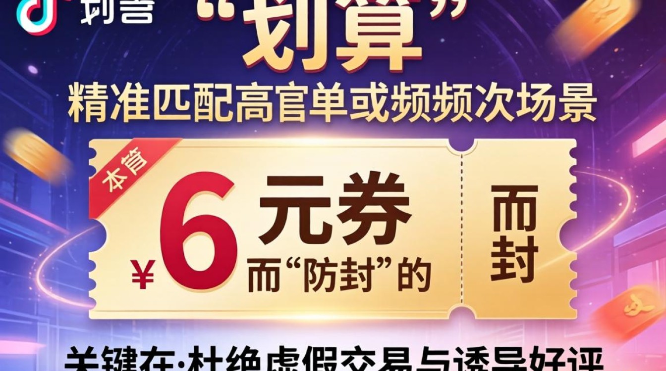 抖音券6元怎么用划算避免违规被封
