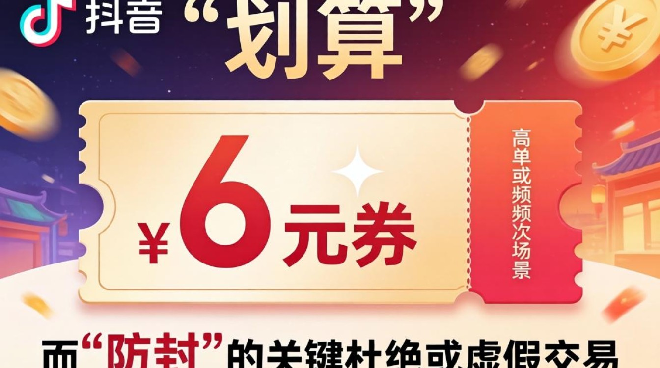 抖音券6元怎么用划算避免违规被封
