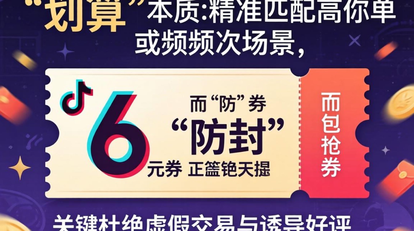抖音券6元怎么用划算避免违规被封