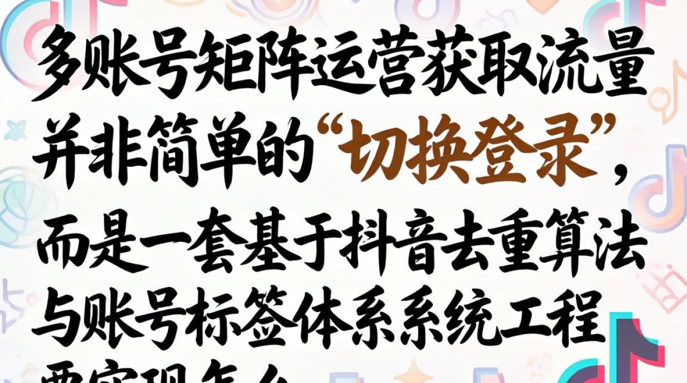 抖音多账号运营流量算法分析与实操技巧