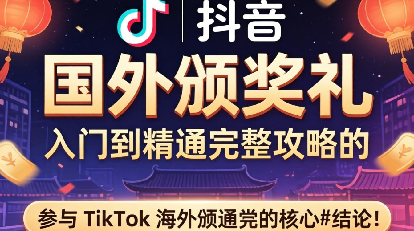 TikTok 国外颁奖礼从入门到精通完整攻略