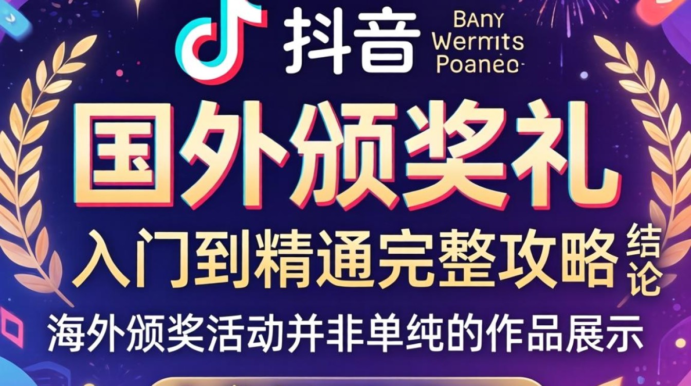 TikTok 国外颁奖礼从入门到精通完整攻略