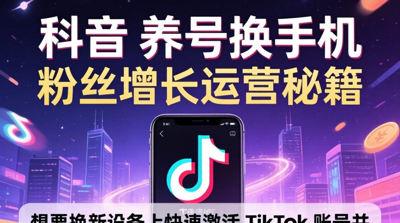 TikTok 养号换手机粉丝增长运营秘籍