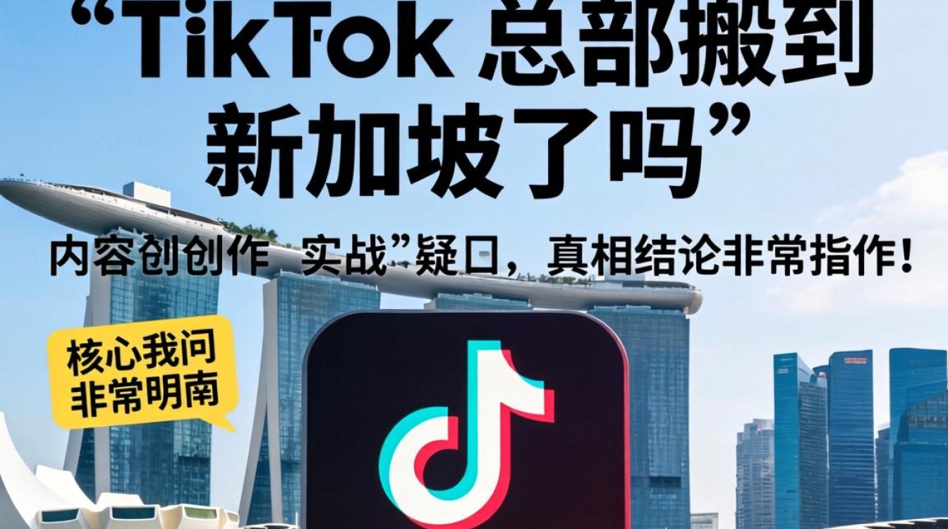 TikTok 总部搬到新加坡了吗