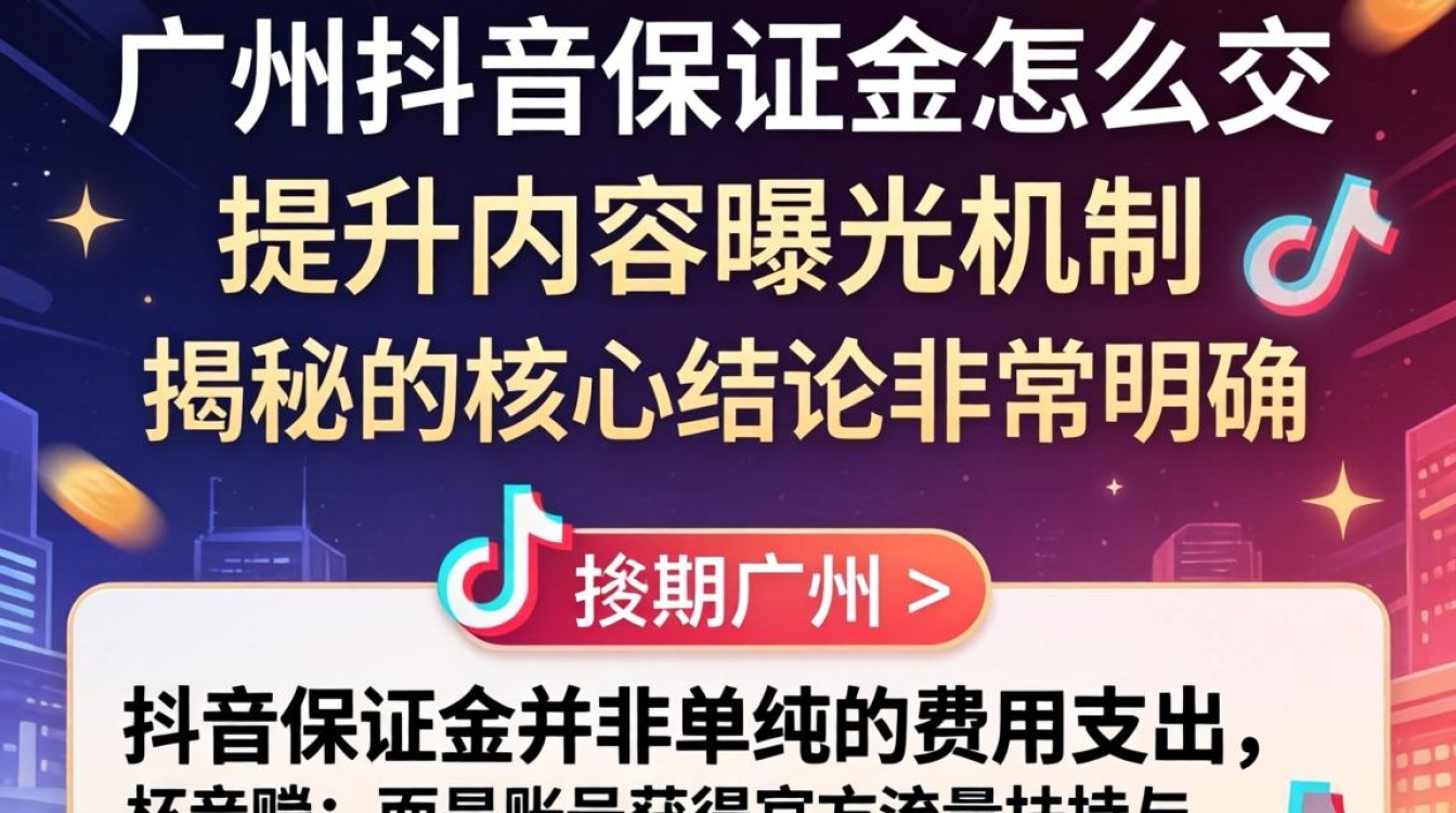 抖音保证金缴纳流程与提升内容曝光机制揭秘
