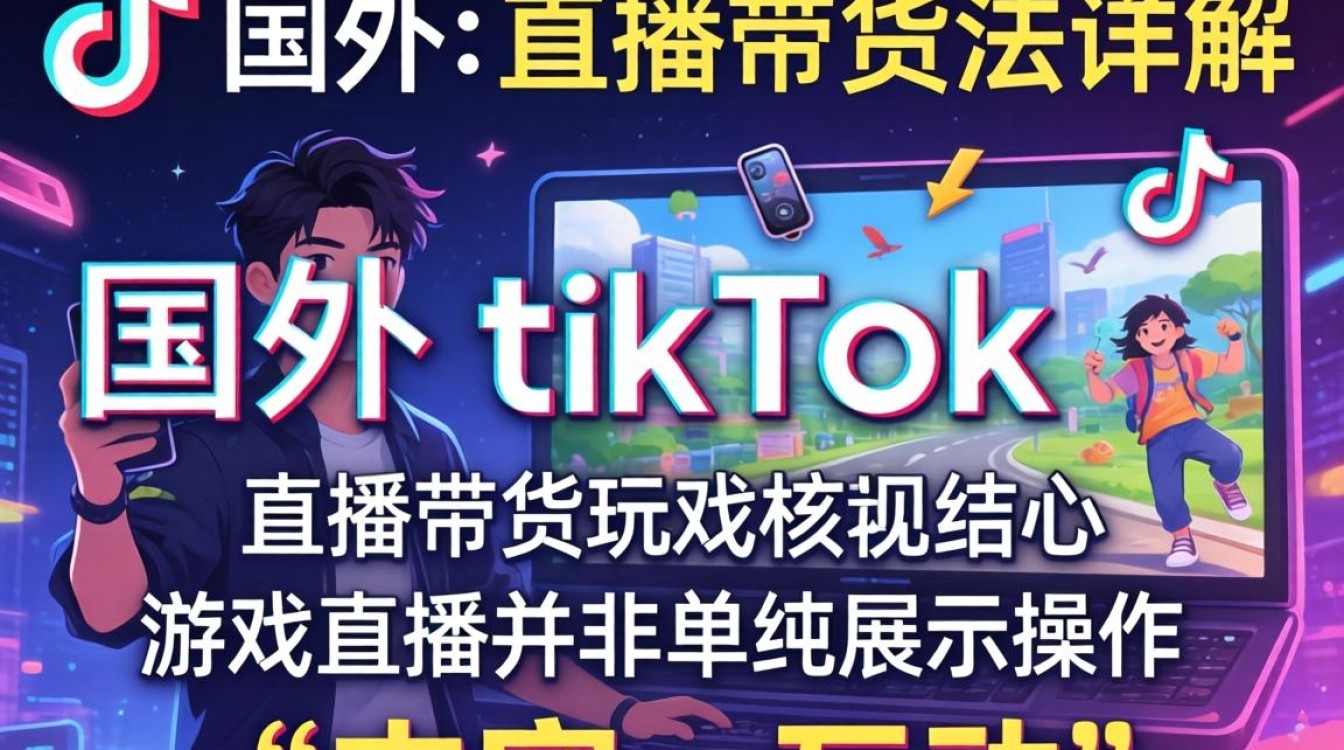 抖音国外tiktok有游戏视频 直播带货玩法详解