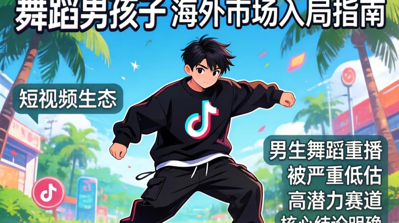 TikTok 舞蹈男孩子 海外市场入局指南