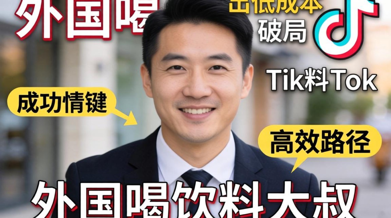 TikTok 外国喝饮料大叔出海运营指南