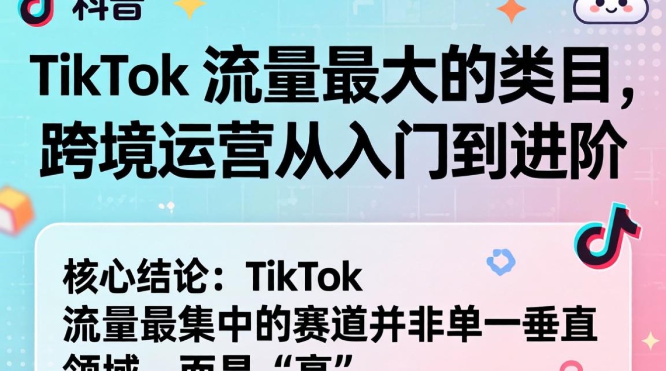 TikTok 流量最大的类目是什么