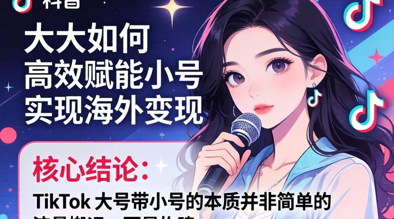 TikTok 大号怎么带小号