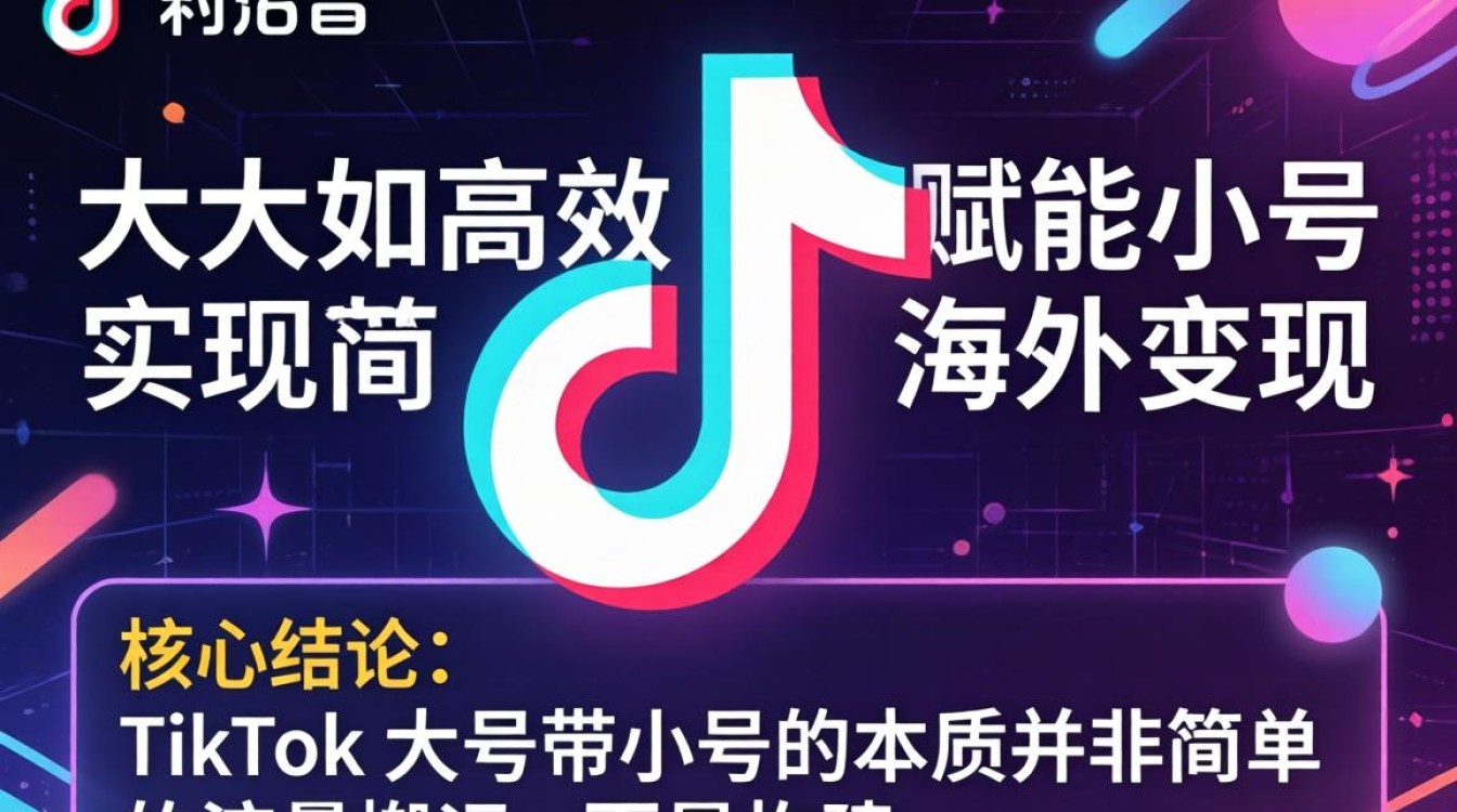 TikTok 大号怎么带小号