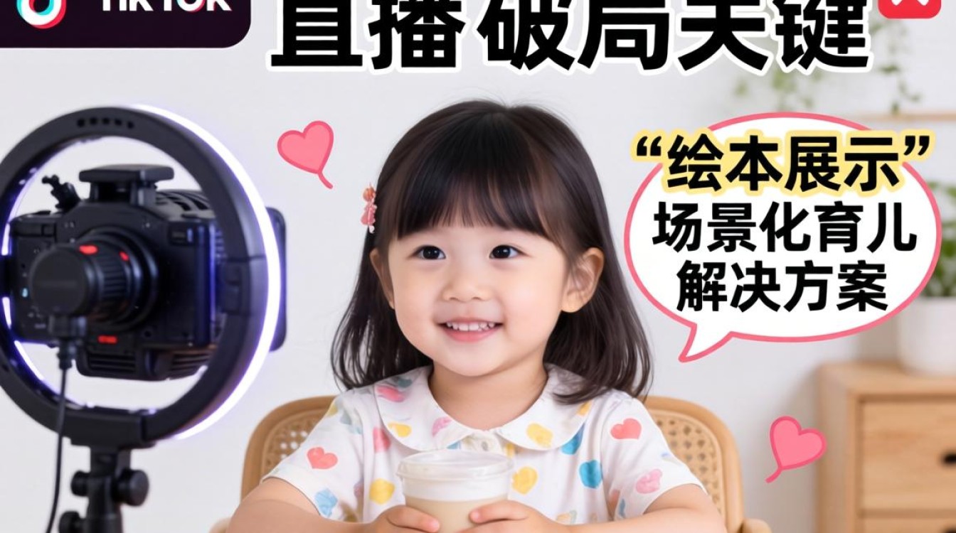 tiktok儿童绘本直播流量与转化技巧