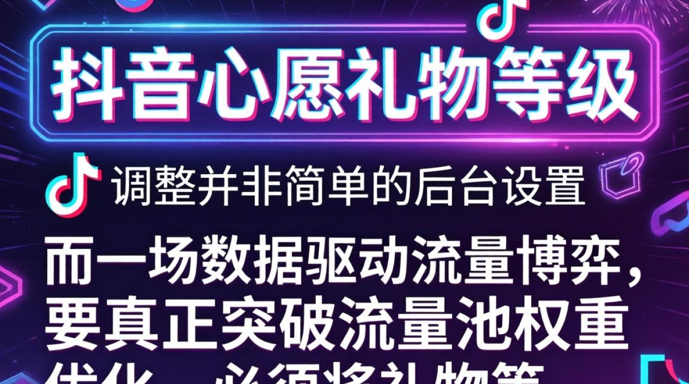 抖音怎么改心愿礼物等级