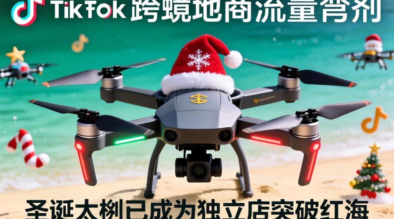 TikTok 圣诞无人机独立站建站海外电商指南