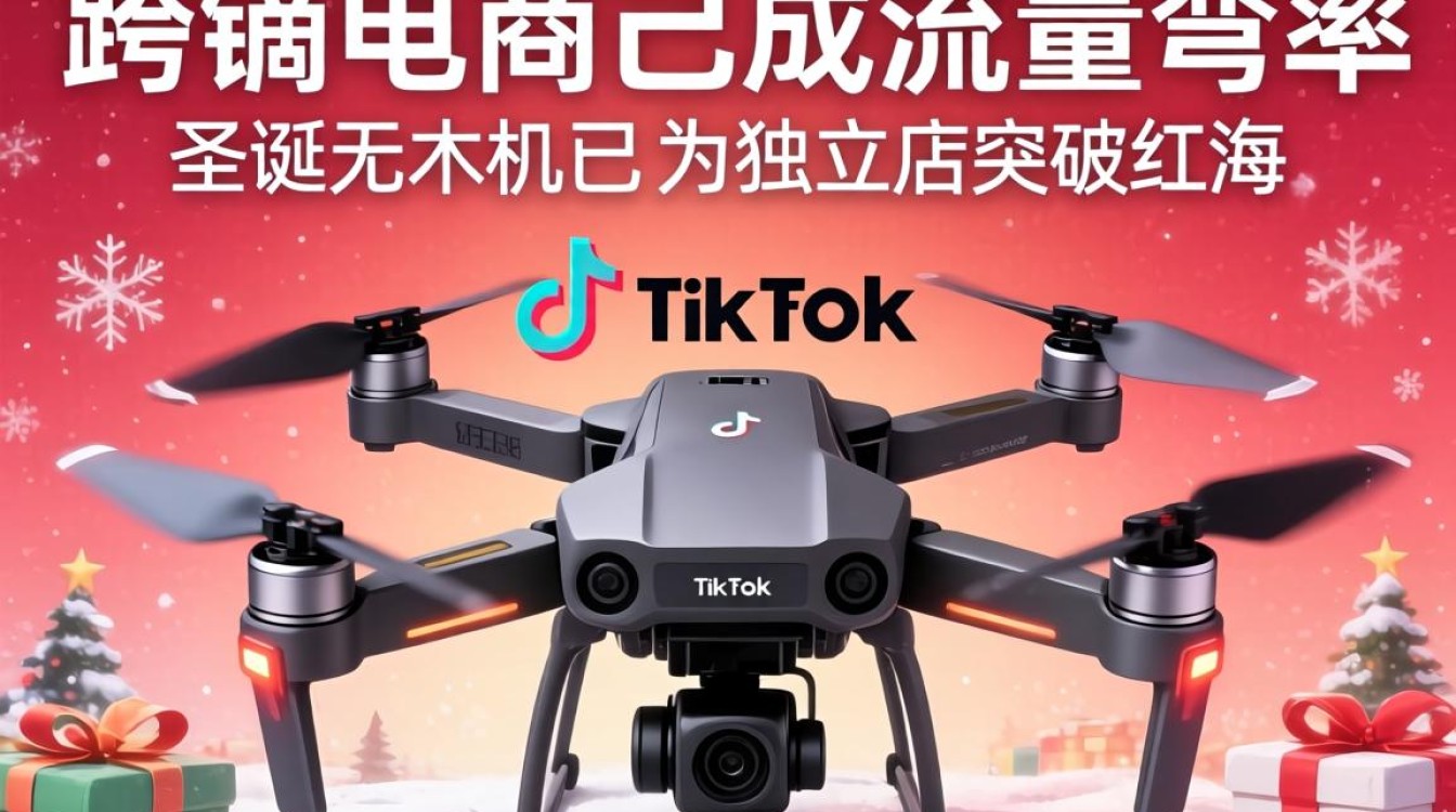 TikTok 圣诞无人机独立站建站海外电商指南