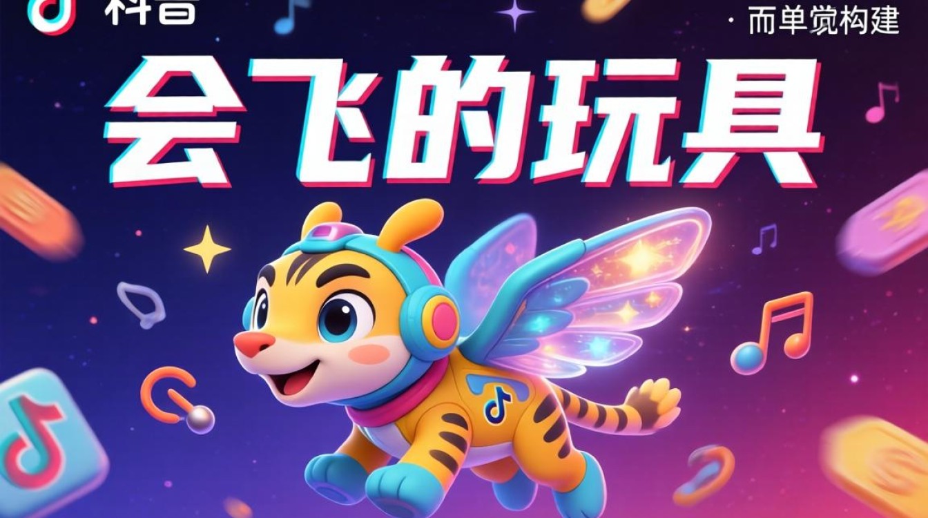 TikTok 会飞的玩具怎么玩