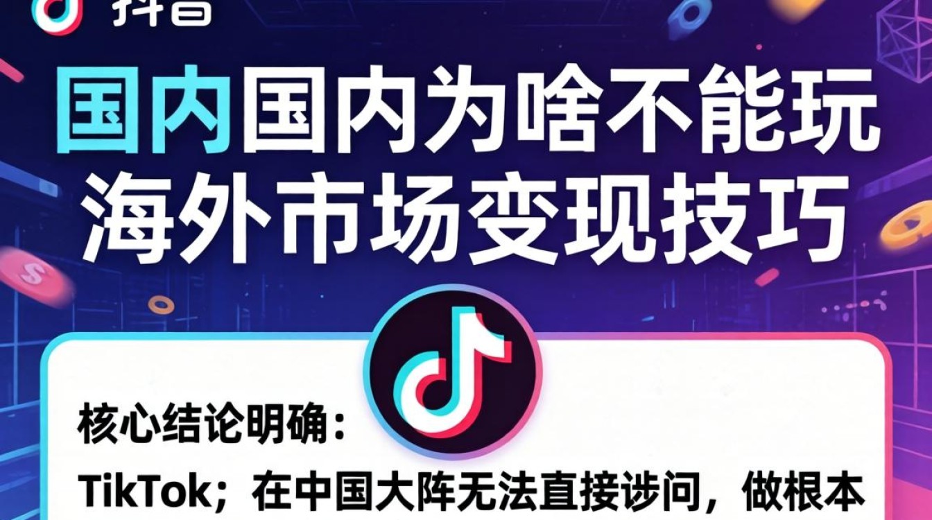 TikTok 国内无法使用原因及海外变现技巧