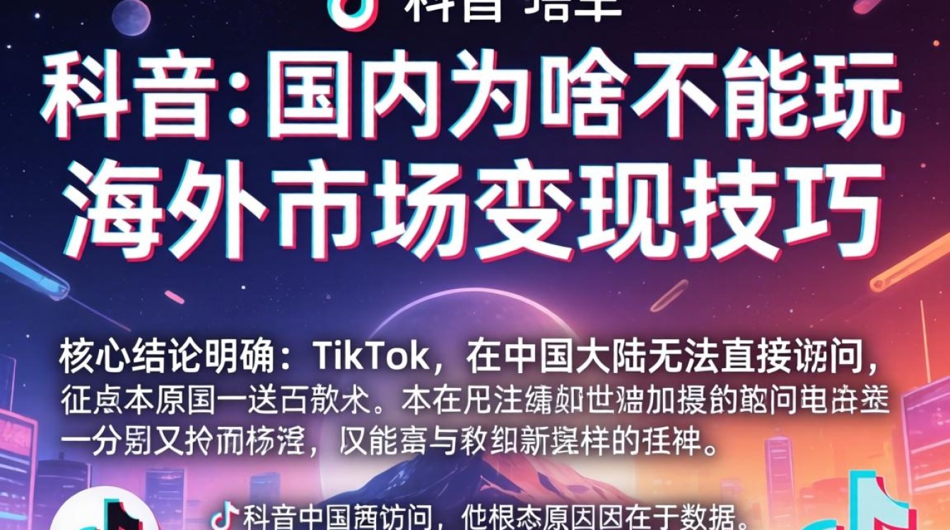 TikTok 国内无法使用原因及海外变现技巧