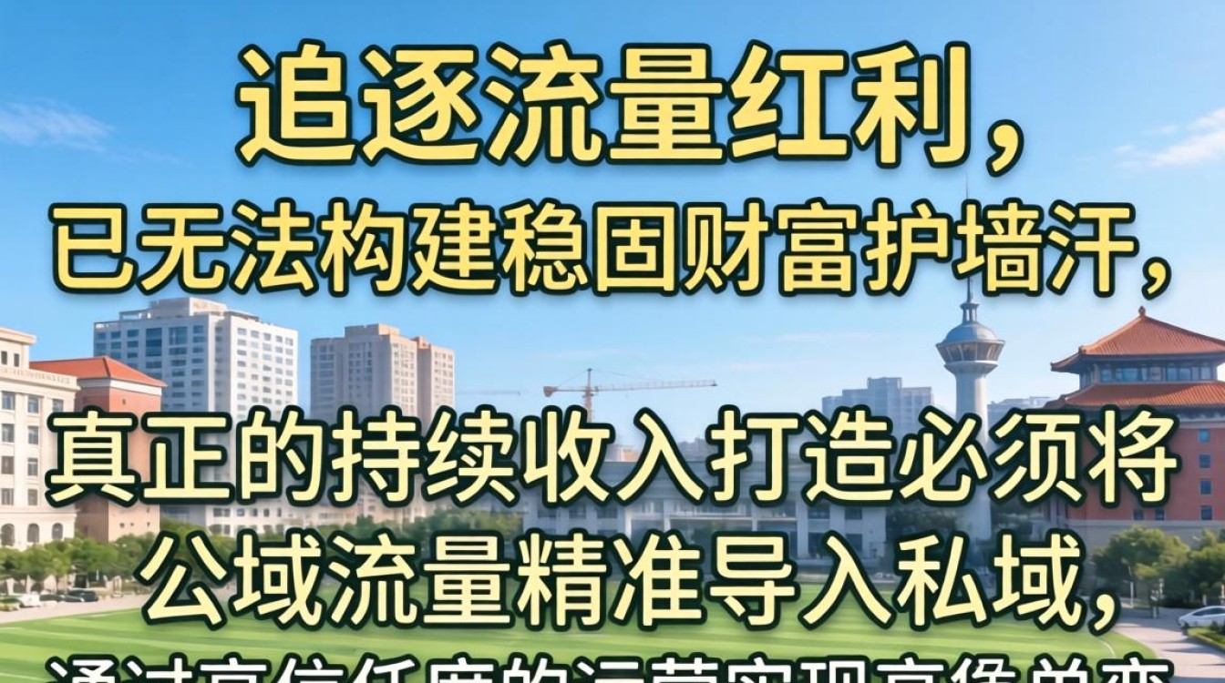 私域变现怎么打造持续收入