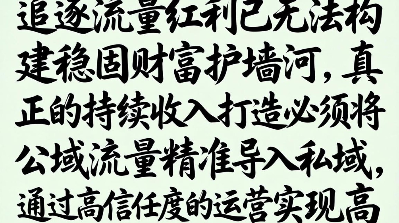 私域变现怎么打造持续收入