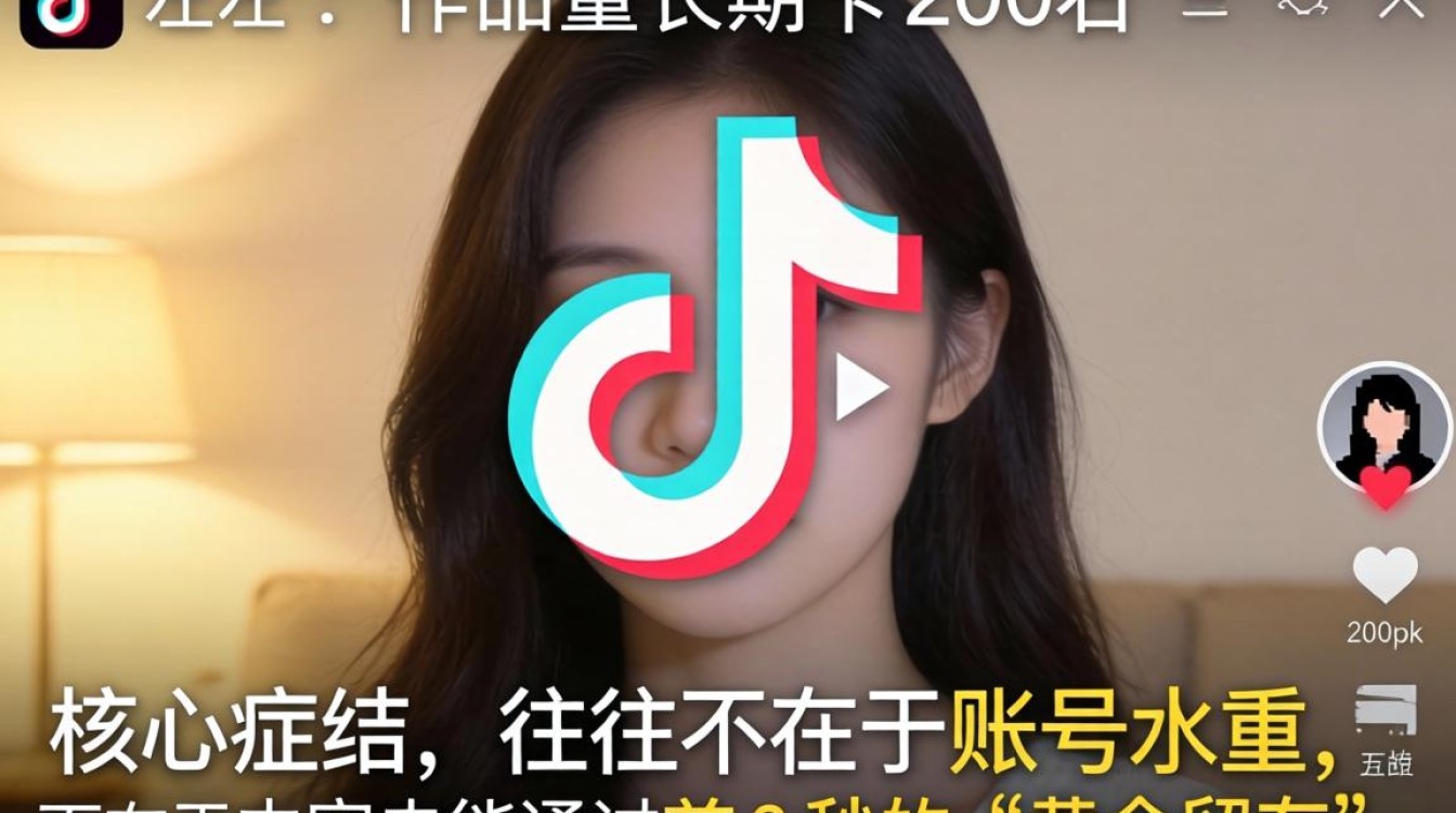 TikTok 作品播放量 200 怎么办