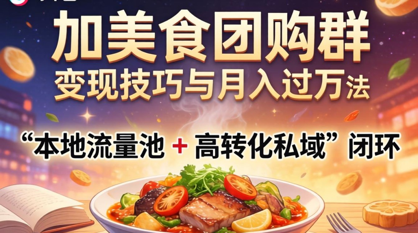 美食团购变现技巧月入过万
